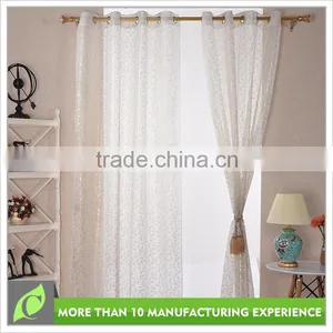 Curtain Supplier Bedroom Use Transparent Voile Hot Foil Curtain Fabrics Turkey thumbnail-1