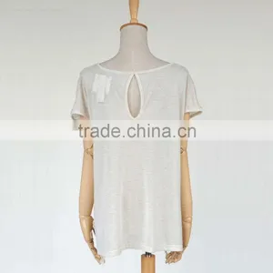 Latest Korean Fashion Elegant Lace Tops Blouses thumbnail-3