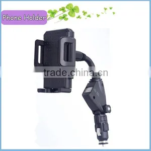Car Phone Holder With 2 USB Ports Detachable Holder thumbnail-2