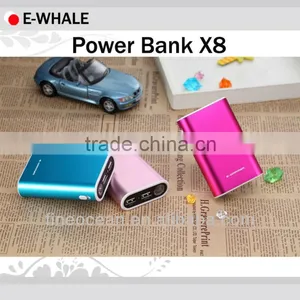 Portable Mobile Battery Charger Power Bank 6000mAh X8 thumbnail-1