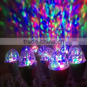 Rotating Disco Ball 360 Degree LED Disco Stage Light Home Party Bulb and Disco Lighting With Star Shower Effects thumbnail-6