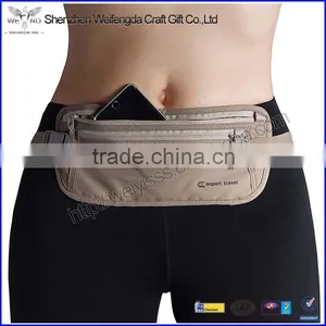 Travel Rfid Blocking Waist Money Belt With Phone Pocket for Sport thumbnail-1