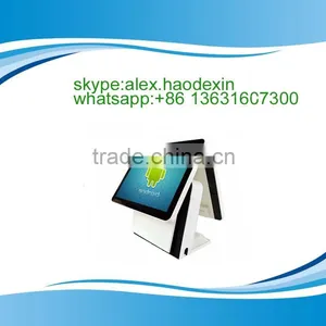 All in One 15 Inch Android Pos Terminal With Dual Screen GSM Touch Pos Terminal GC066 thumbnail-3