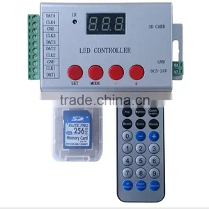 H802SE 8*1024 Pixels LED Controller With Remote and SD Cards Led sd Card Dmx Controller thumbnail-1
