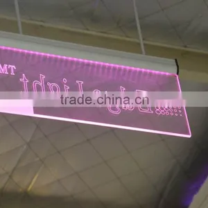 Edgelight Led Lightbox Display Double Sides Visible Board, Hanging Frame for Sign Advertising Lightbox thumbnail-3