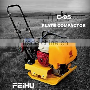 Hot Male 90kg Water Tank Wheel Gasoline Engine Plate Compactor thumbnail-1