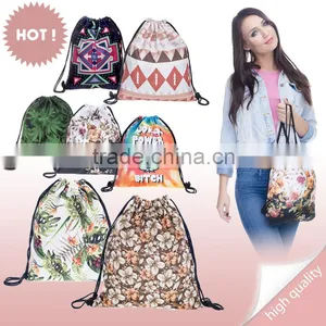 China Suppliers Hot Sale Aztec 3D Sublimation Drawstring Bag in thumbnail-1