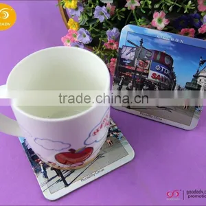 Gift Set Promotional OEM Designed Custom Blank Beer MDF Cork Coaster thumbnail-2