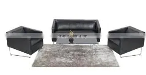 Cheap Office Sofa With PU Cover thumbnail-2