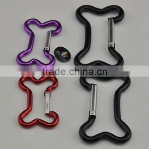 2016 Dog Bone Shape of Carabiner Different Shape of Carabiner for Hiking Climbing thumbnail-3