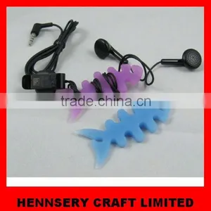 Customized Shape and Logo Soft Pvc Rubber Cable Tie Mount thumbnail-1