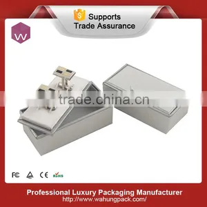 Hot Sale Luxury Leather Cufflink Case thumbnail-3