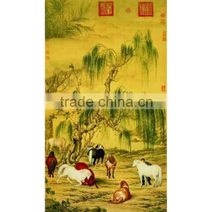 Christmas Gifts Simulate Painting Of Eight Horses thumbnail-1