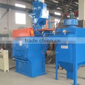 Q32 Crawler Tumblast Apron Rubber Belt Shot Blasting Machine thumbnail-1