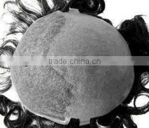 Express Indian Remy Human Hair Mans Toupee Wig, Mens Hairpieces, Men Hair Toupee Wholesale thumbnail-1