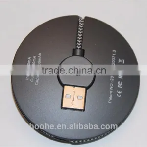 700mAh Emergency Jump Cable Power Bank Charger,date Cable With Emergency Charger,date Cable thumbnail-2