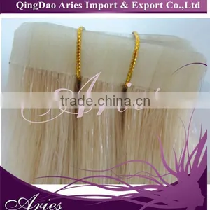 40pcs 100% Human Hair Seamless Tape-in Extensions Remy #613 thumbnail-1
