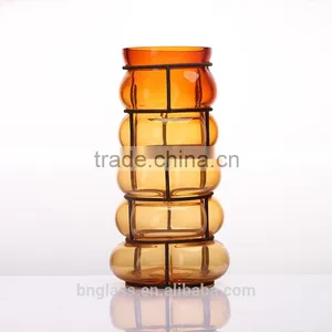 Glass Promotion Gourd Shape Vase Classic Cheap thumbnail-1