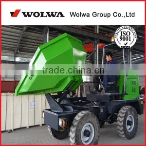 Wolwa GN30 Mini 4x4 Wheel Hydraulic Dumper With Self Loading System thumbnail-2