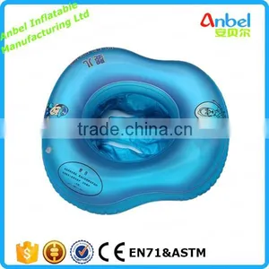 Blue&Orange Inflatable Baby Seat Baby Seat Float for Swimming Ring thumbnail-4