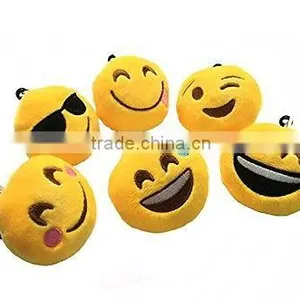 SUNYOU 6cm Mini Emoji Keychain Plush Toy Bag Accessory thumbnail-5