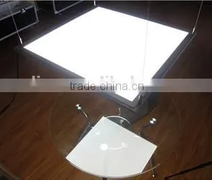 High Quality Building LED Panel 600x600 Double Side Luminous Led Panel Lighting 600x600 CE ROHS 2x2 Led Ceiling Panel Light thumbnail-2