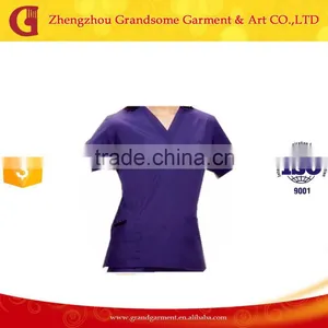 Wholesale Purple Nurse Tunic Tops for Women thumbnail-1