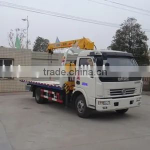 2014 New DFAC Flatbed Wrecker With Crane thumbnail-1