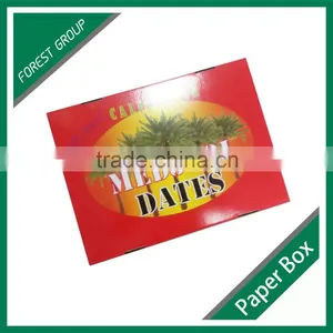 CORRUGATED PACKING BOX FOR DATES PACKAGING TOP AND BOTTOM MOVING FRUIT BOX FOR SALE thumbnail-1