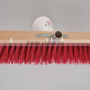 Red Soft Poly Fertiliser Broom thumbnail-1
