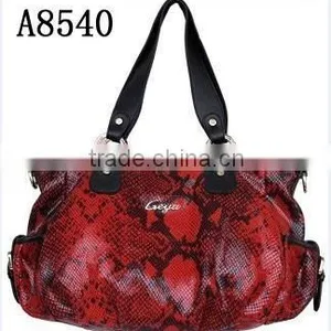 Red Hot Snake Handbags Newest PU Fashion Handbag 2012 thumbnail-1