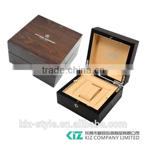 High-end Wholesale Men's Wooden Watch Gift Box Can Print Custom Logo thumbnail-1