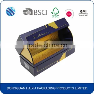Gloss Lamination Coated UV Printed Wine Glass Storage Display Box thumbnail-1
