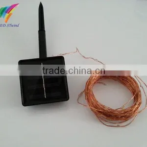 Solar Power 15M 150 Micro Led Copper Wire String Fairy Light For Outdoor thumbnail-3