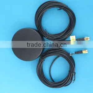 GPS +GSM Combination Antenna for Car RG 174 Cable With SMA Conntector thumbnail-1