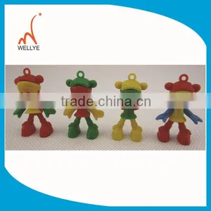 Wholesale 3cm Small Girl Plastic Figures, Toy Vending Machine Plastic Capsules Toy thumbnail-1