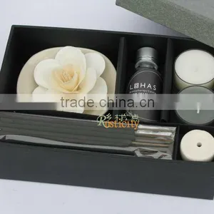 Promotional Gift Set With Incense Sticks Scented Candles and Ceramic Holder thumbnail-4