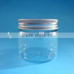 250ml PET Jar With Aluminium Cap, Plastic Cosmetic Jar thumbnail-1
