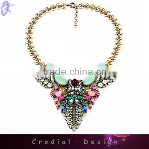 2014 WholesaleCheap Fashion Jewelry Gold Chain Large Pendant Necklace thumbnail-1