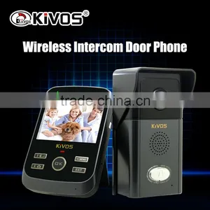 KiVOS Newest 3.5 Inch Support up to 2 Cameras and 3 Monitors. KDB303 Wireless Video Door Phone thumbnail-4