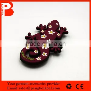 Cute Personalized Embossing 3D PVC Rubber Patches for Kid Toys Gifts thumbnail-2