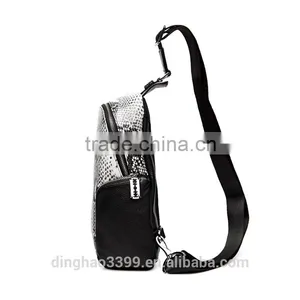 2016 New Design Messenger Bag Snake Pattern Leather Bag Men's Fashion Bag thumbnail-4