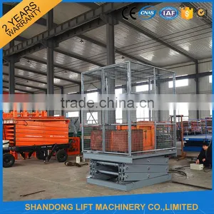 Hydraulic Fork Lifter Mini Electric Scissor Lift Platform Portable Lifter thumbnail-4