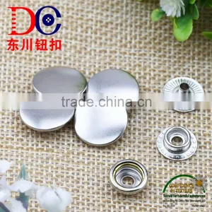 Different Metallic Colors Fastener and High Quality Ring Metallic Button for Jacket thumbnail-1