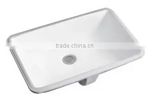 New Rectangular Undermount Bathroom Ceramic Sinks thumbnail-1
