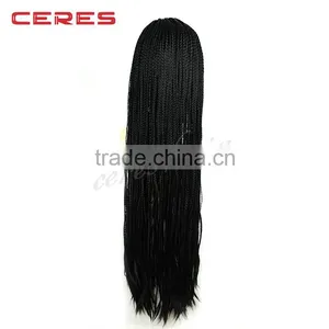 Fashional Micro Braided Lace Front Wigs Cheap African American Braided Wigs for Black Women Quality Choice Most Popular thumbnail-6