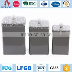 Vintage Style Metal Storage Tin Box Tea Tin Box thumbnail-1