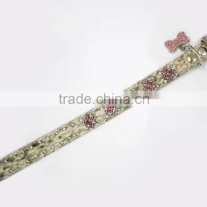 Bling Leather Pet Dog Collar thumbnail-1