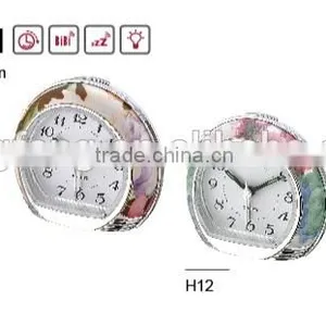 Exclusive Hot Sale Flower Pattern Decorative Alarm Clock thumbnail-1