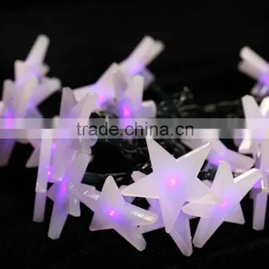 Led Christmas Wedding Party Holiday Decoration Outdoor Light Led Plastic Star Solar Light thumbnail-1